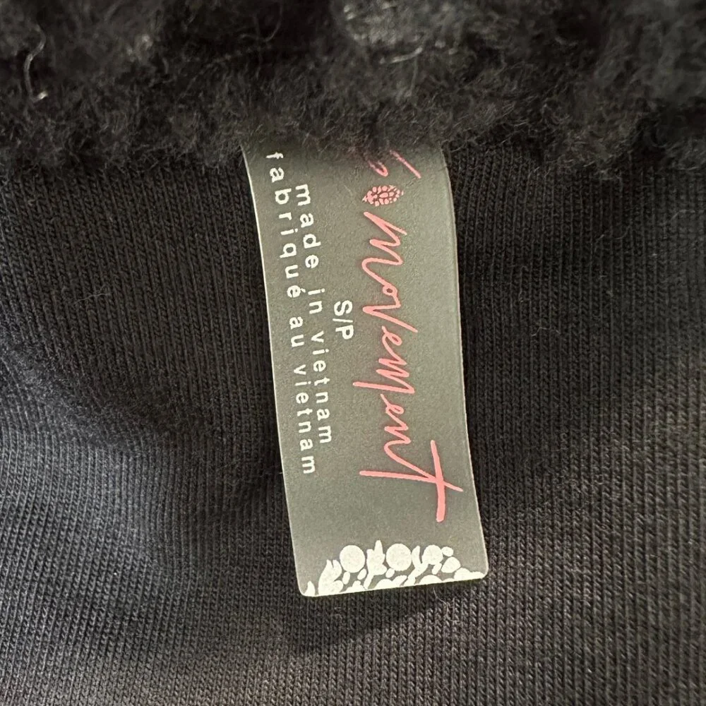 NWOT Free People Movement Hit The Slopes Printed Fleece Jacket - Striped Small